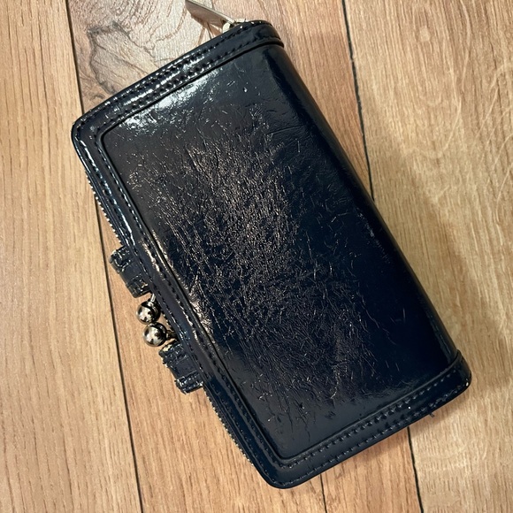 Harrods Black Patent Leather Bag - Picture 2 of 4